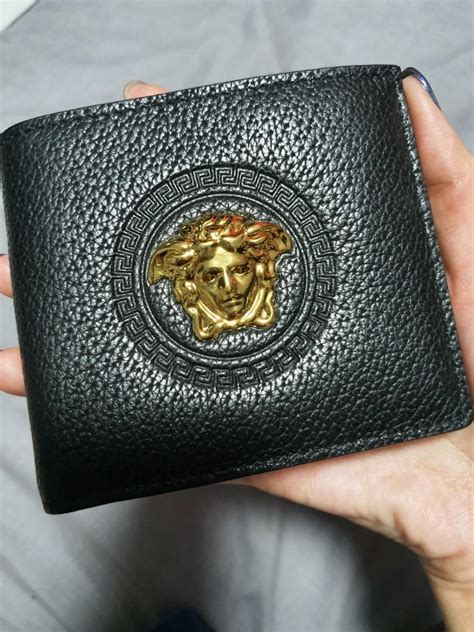 fake versace mens wallet|versace signature for men.